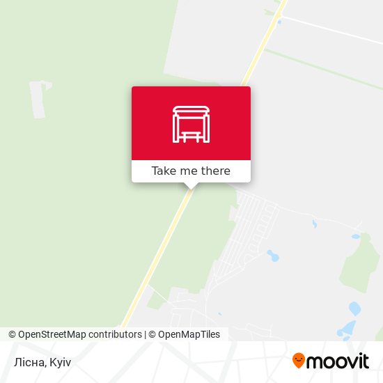 Лісна map