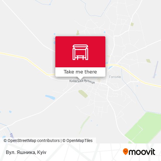 Вул. Яшника map