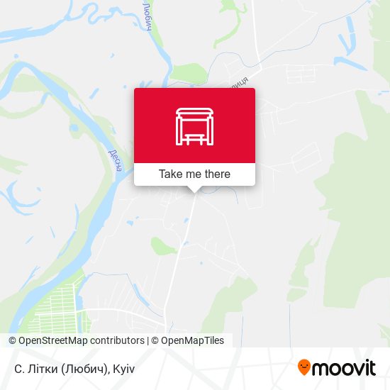 С. Літки (Любич) map