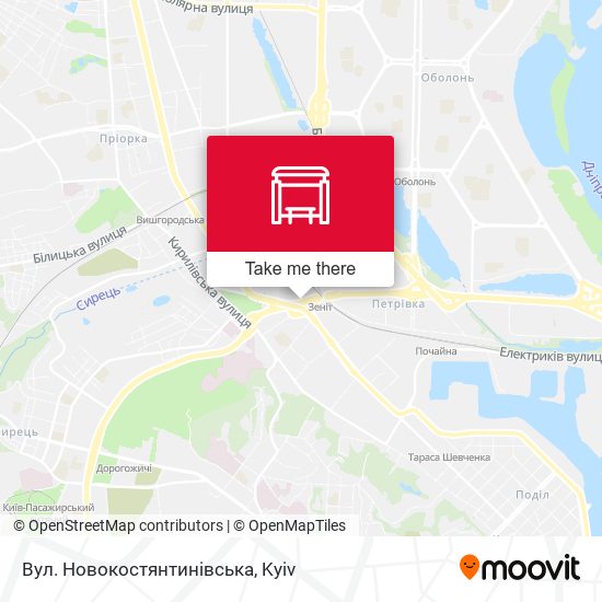 Вул. Новокостянтинівська map