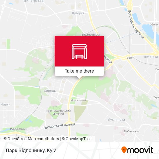 Парк Відпочинку map