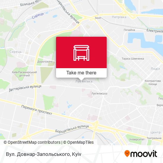 Вул. Довнар-Запольського map