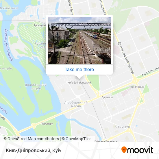 Карта Київ-Дніпровський