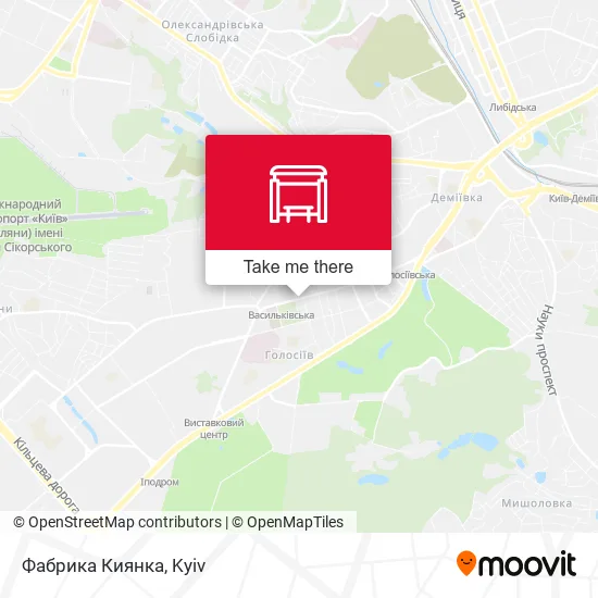 Карта Фабрика Киянка