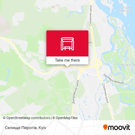 Карта Селище Пирогів