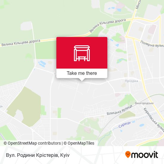 Карта Вул. Родини Крістерів