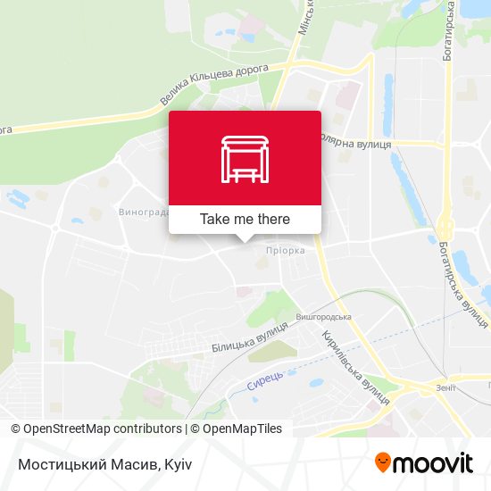 Мостицький Масив map