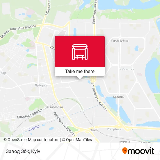 Карта Завод Збк