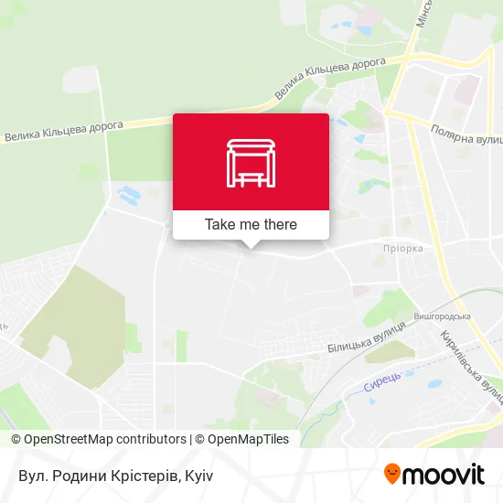 Карта Вул. Родини Крістерів