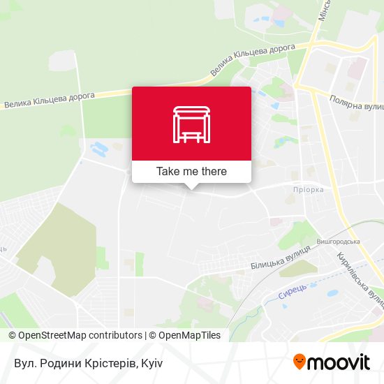 Карта Вул. Родини Крістерів