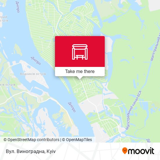 Вул. Виноградна map