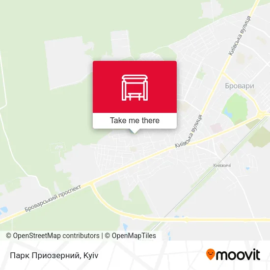 Карта Парк Приозерний