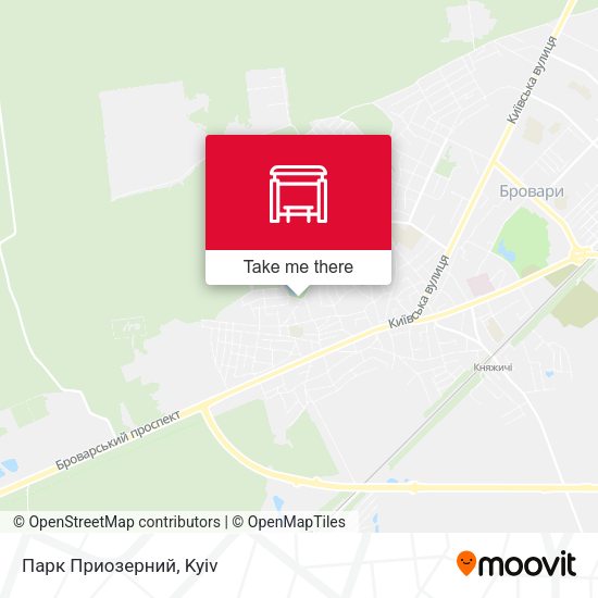 Парк Приозерний map