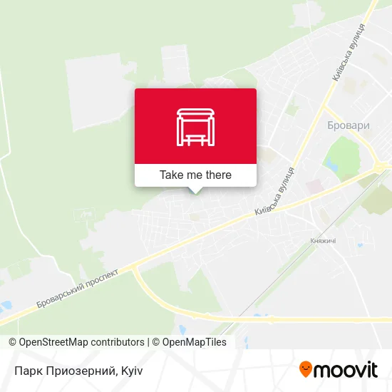Карта Парк Приозерний