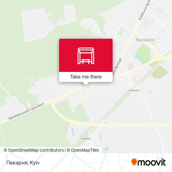 Пекарня map