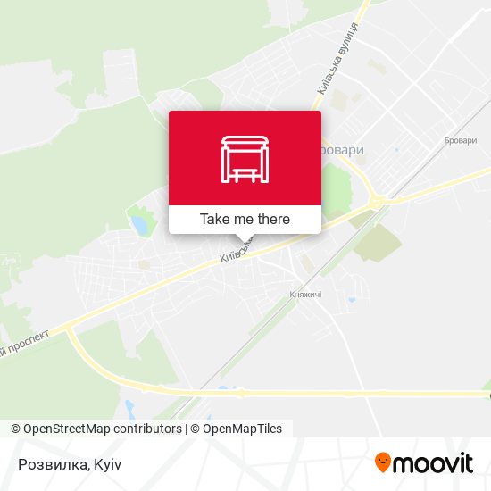 Карта Розвилка