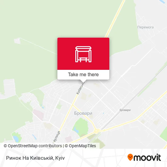 Карта Ринок На Київській