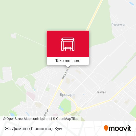 Жк Діамант (Лісництво) map