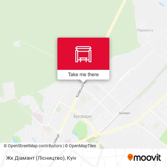 Карта Жк Діамант (Лісництво)