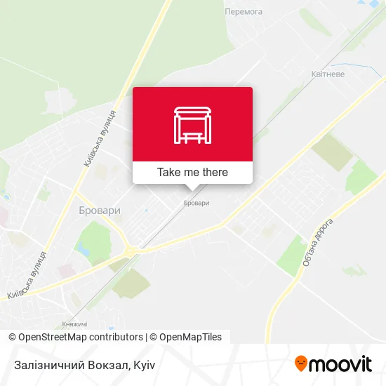 Карта Залізничний Вокзал