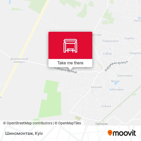 Шиномонтаж map