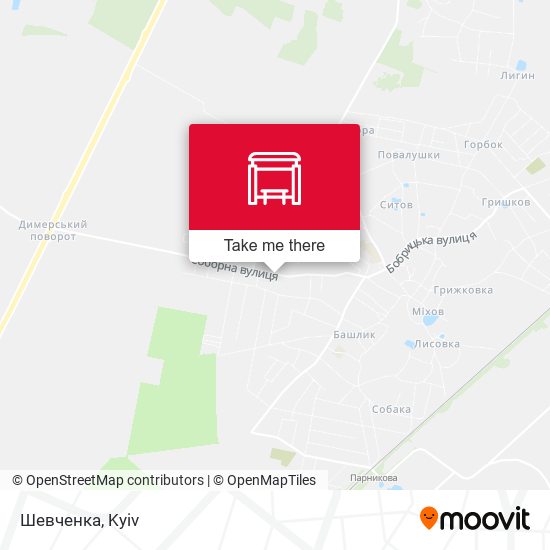 Шевченка map
