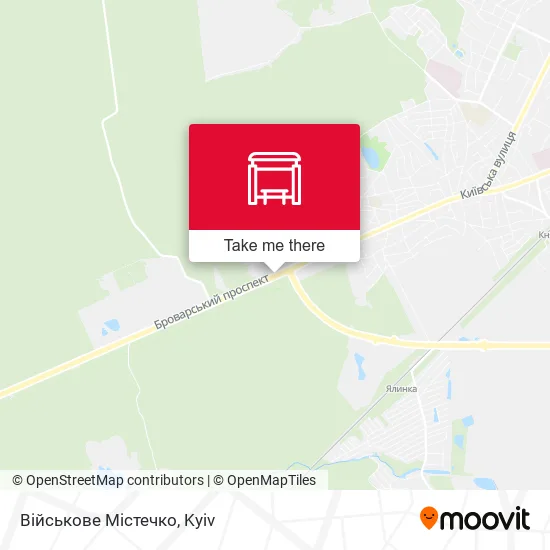 Карта Військове Містечко
