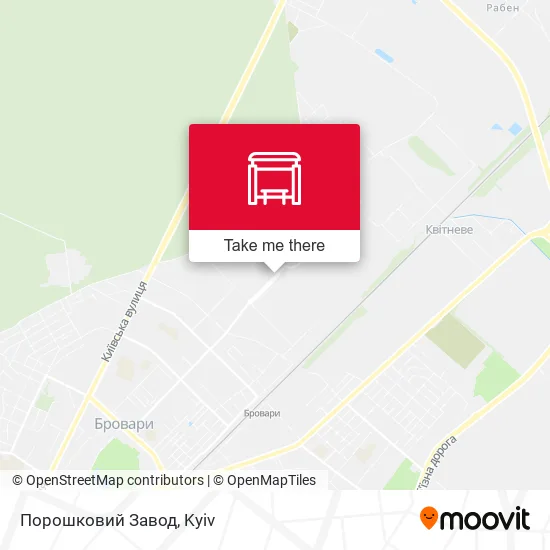 Карта Порошковий Завод