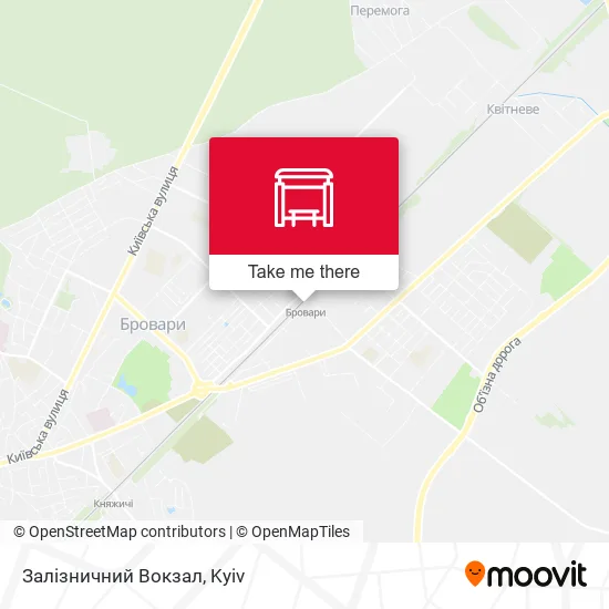Карта Залізничний Вокзал