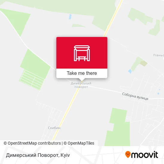 Димерський Поворот map