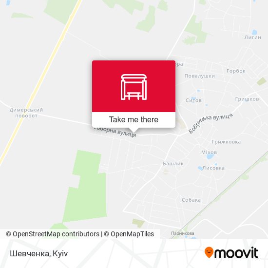 Шевченка map