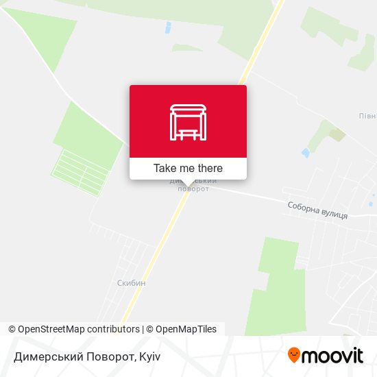 Димерський Поворот map
