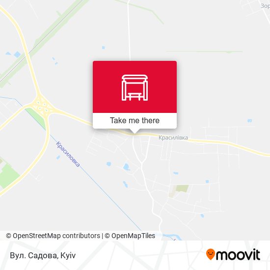 Карта Вул. Садова