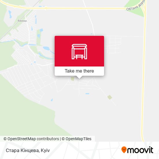 Стара Кінцева map