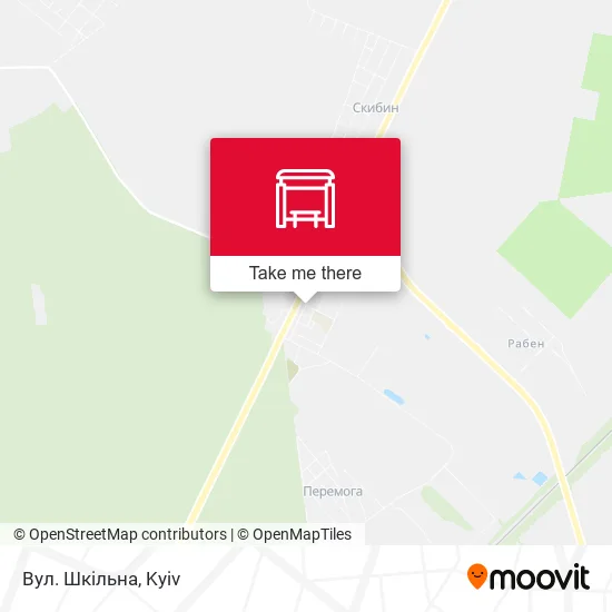 Карта Вул. Шкільна