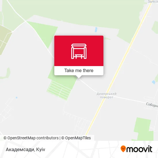 Академсади map