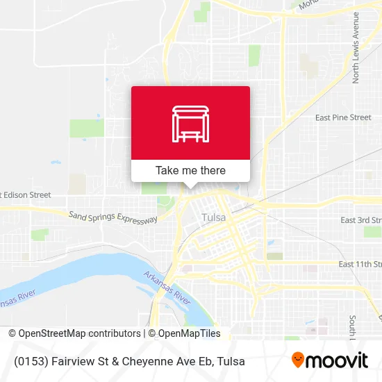 (0153) Fairview St & Cheyenne Ave Eb map