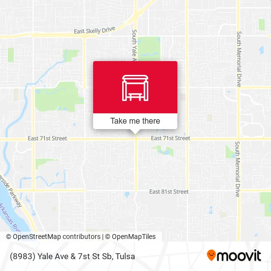 Mapa de (8983) Yale Ave & 7st St Sb