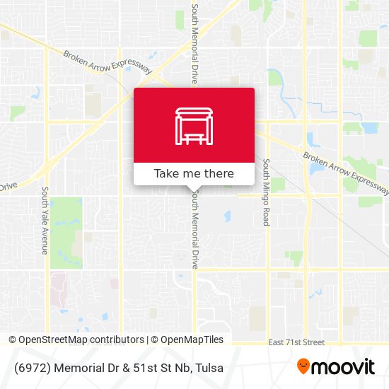 (6972) Memorial Dr & 51st St Nb map