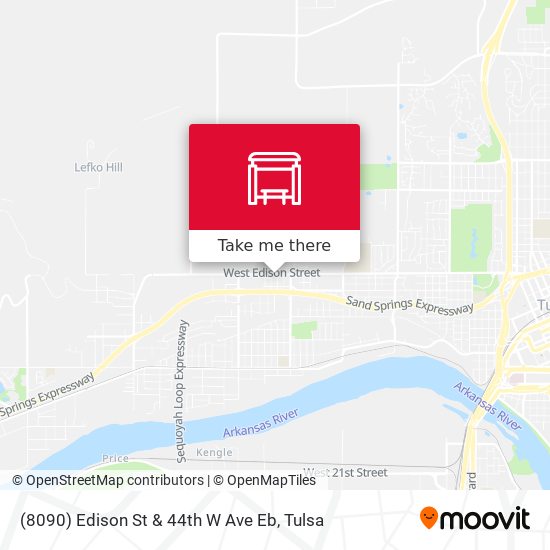 (8090) Edison St & 44th W Ave Eb map