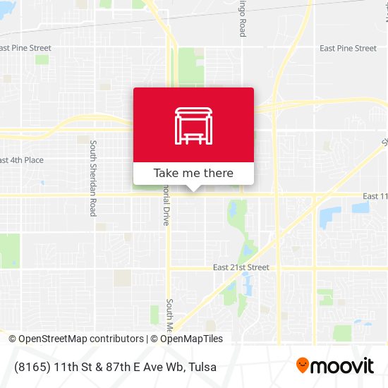 (8165) 11th St & 87th E Ave Wb map
