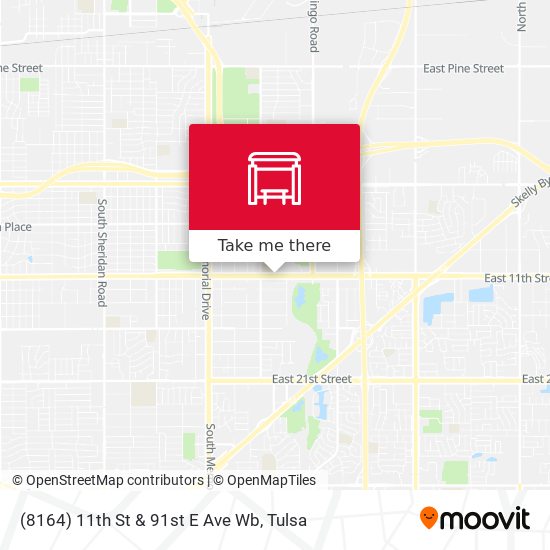 Mapa de (8164) 11th St & 91st E Ave Wb