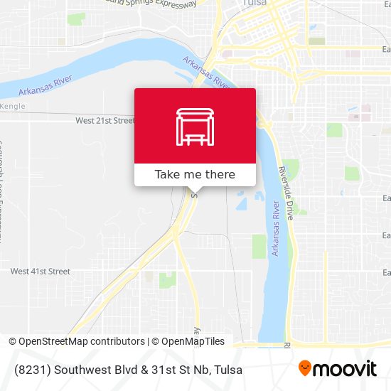 Mapa de (8231) Southwest Blvd & 31st St Nb