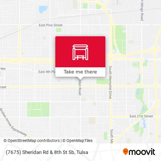 (7675) Sheridan Rd & 8th St Sb map