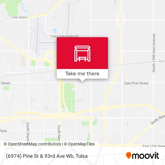 (6974) Pine St & 93rd Ave Wb map