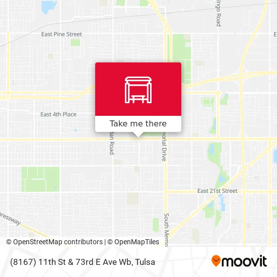 Mapa de (8167) 11th St & 73rd E Ave Wb