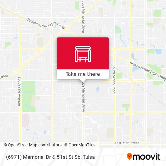 Mapa de (6971) Memorial Dr & 51st St Sb