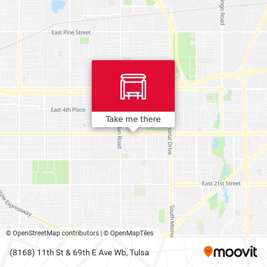 Mapa de (8168) 11th St & 69th E Ave Wb