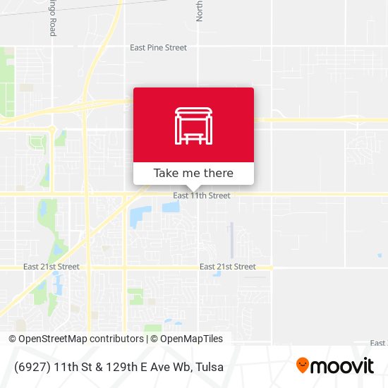 (6927) 11th St & 129th E Ave Wb map