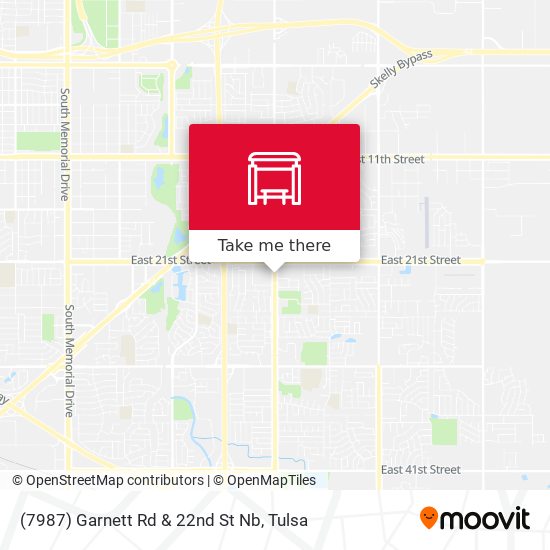 (7987) Garnett Rd & 22nd St Nb map